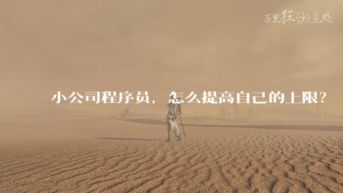 小公司程序员，怎么提高自己的上限？